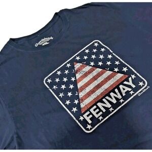 Chowdaheadz BOSTON Fenway Park Icon Sign T-Shirt Mens XL Navy Blue Vintage Style